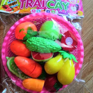 Rổ trái cây ( cắt - dính)