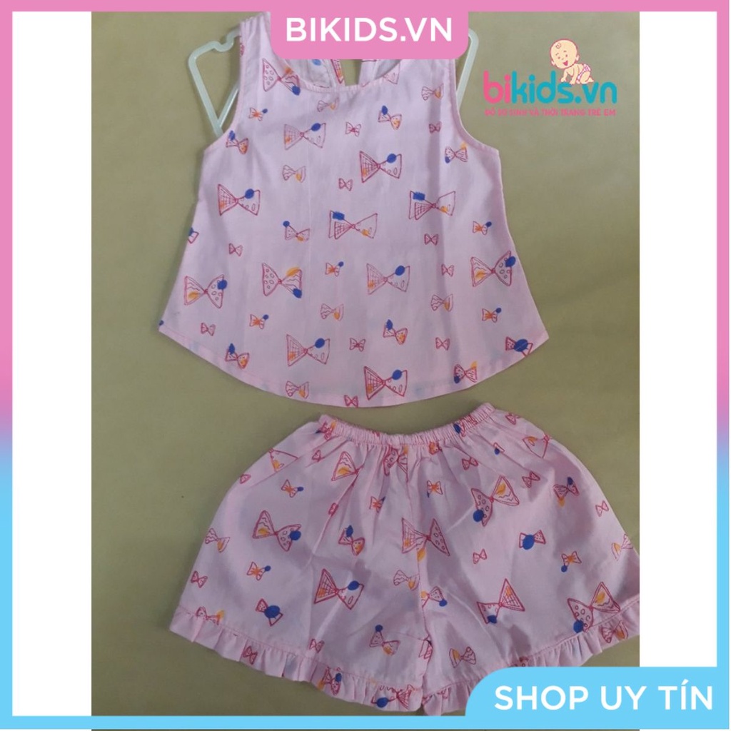 BABY GAP- Bộ quần áo thô hoa nhí hè bé gái 3-7Y