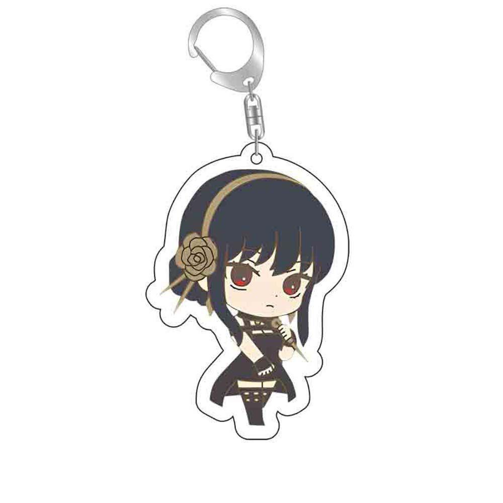 Móc Chìa Khóa Acrylic In Hình Nhân Vật Yor Forger Loyor Anime SPY X FAMILY AVALENTINE