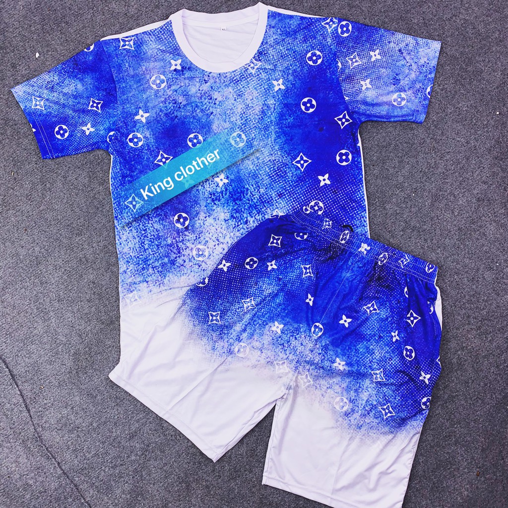 BỘ hè nam in hình xanh | BigBuy360 - bigbuy360.vn