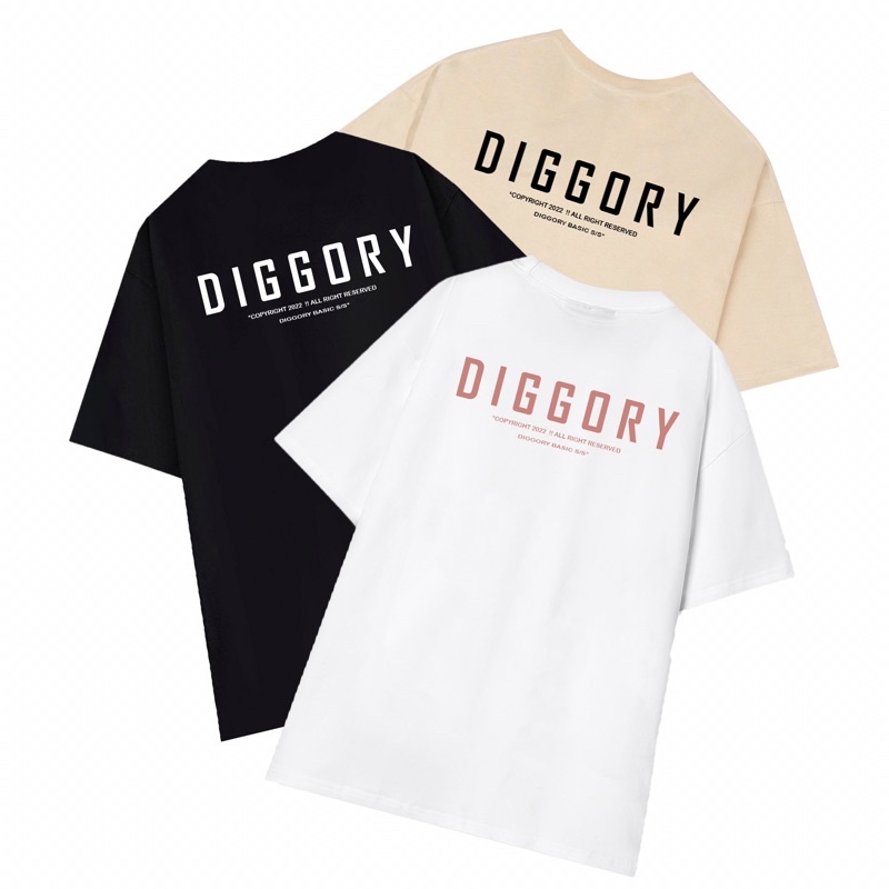 Áo Thun Form Rộng Tay Lỡ Basic - DIG04 Vr2 Áo Phông Local Brand Nam Nữ Dáng Rộng Cổ Tròn Cotton 2 Chiều Cao Cấp