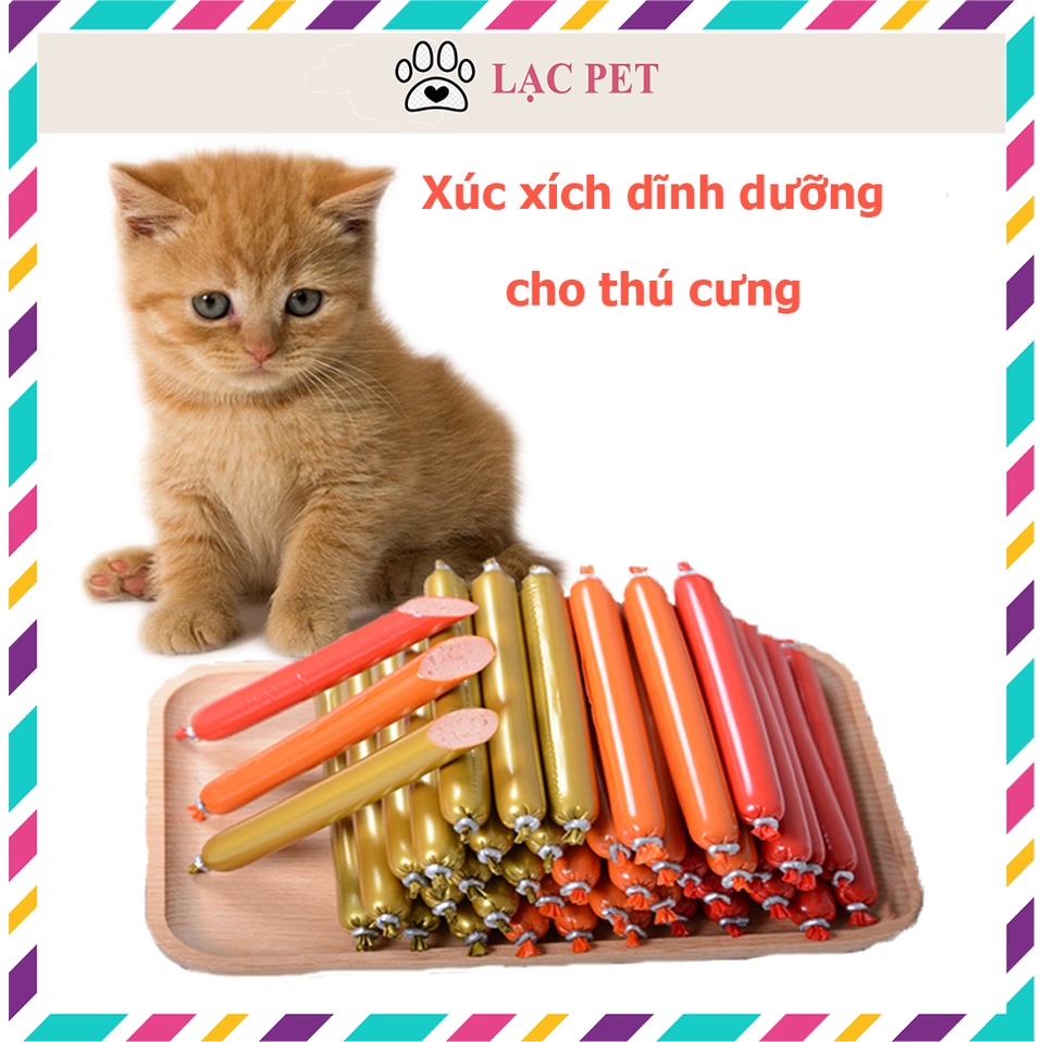 (Giao Ngẫu Nhiên) Xúc Xích Cho Chó Mèo Thú Cưng Dinh Dưỡng Giàu Vitamin, Đạm Bioline