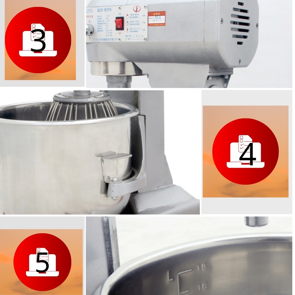 MÁY TRỘN BỘT, ĐÁNH TRỨNG B20_Bảo hành chính hãng 12 tháng