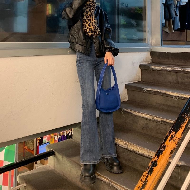 Quần dài ống loe lưng cao thời trang cho các bạn nữ | BigBuy360 - bigbuy360.vn