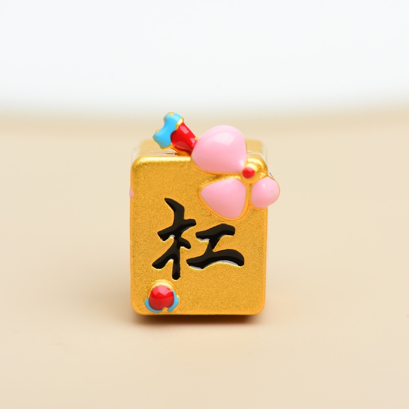 Hạt Xỏ Vòng Tay Chuỗi Hạt Bằng Đồng Nguyên Chất Màu Vàng / Xanh Dương Chống Oxy Hóa Chống Trượt Màu Sắc Mạnh Mẽ