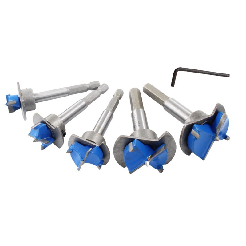 Bộ Mũi Khoan Định Vị Kèm Tay Cầm Lục Giác 15 / 20 / 25 / 30 / 35mm