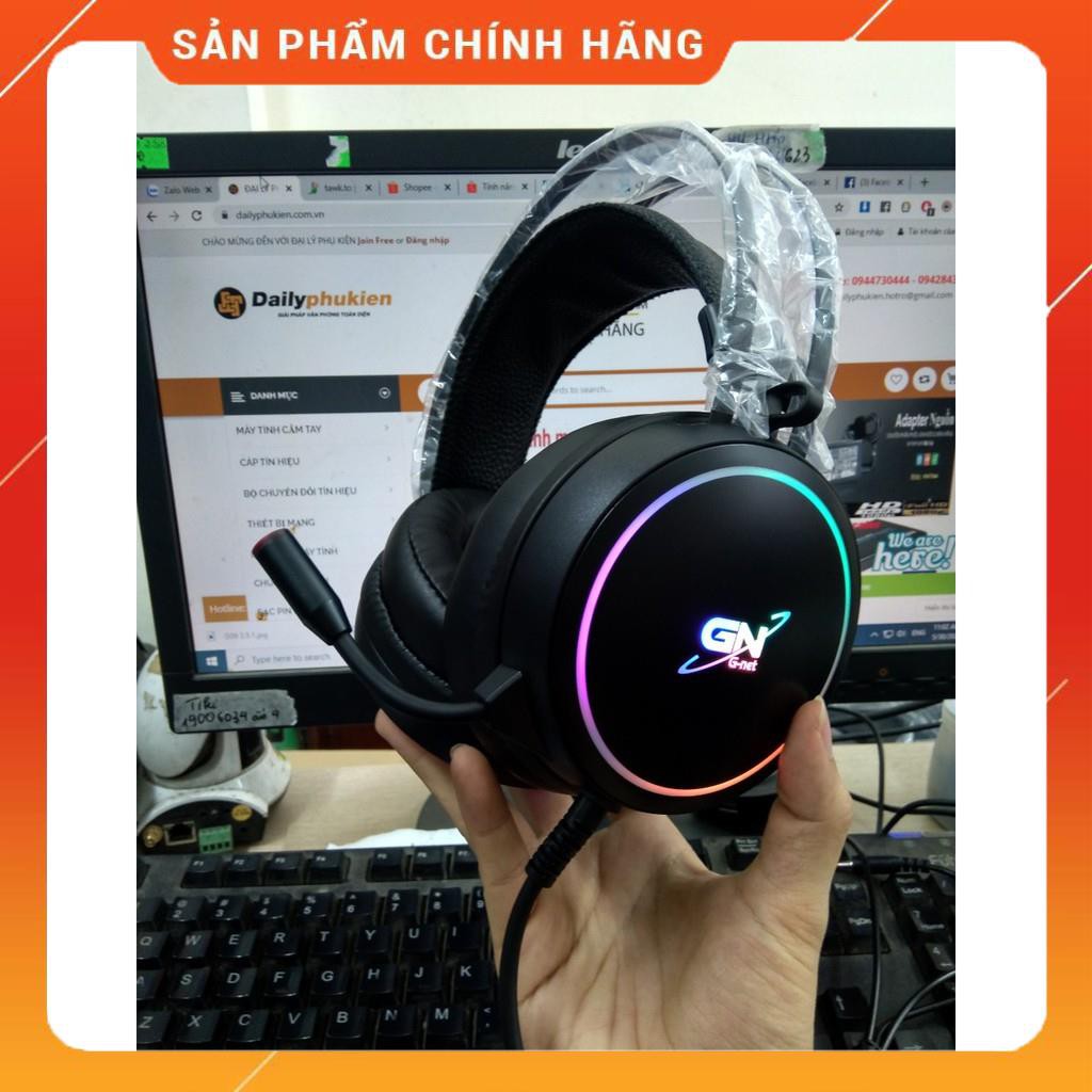 Tai nghe Gnet G09 7.1 cổng USB Bảo hành 18 tháng dailyphukien