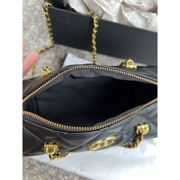 Túi Chane-l vip gift hình trụ size 23cm