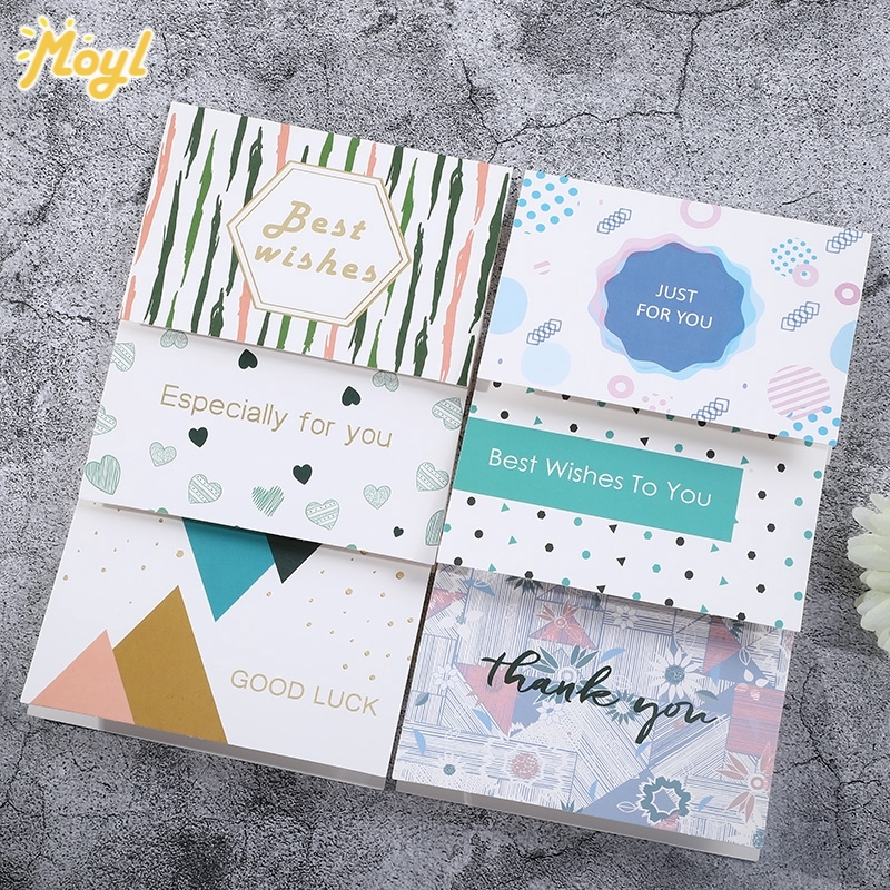 Bộ 6 Tấm Thiệp Chúc Mừng Sinh Nhật Phong Cách Hàn Quốc