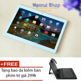 Máy tính bảng MTK 10.1 inch Ram 4Gb Rom 64gb 1.6Ghz dual sim 3G tặng kèm bao da - ShopToro