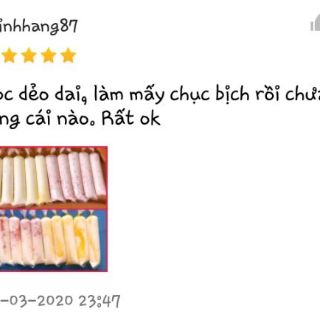 1kg Túi 4×18cm dài đựng Sữa Chua