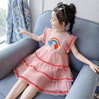 VÁY XÒE CẦU VỒNG CHO BÉ YÊU