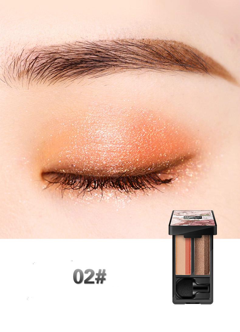 Bảng Phấn Trang Điểm Mắt SENANA Hai Màu Gradient Lấp Lánh Chống Thấm Nước 4.8g | BigBuy360 - bigbuy360.vn