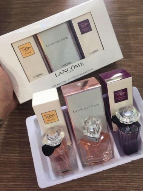 Set nước hoa Lancome 3 chai siêu đẹp
3 mùi hot nhất của Lancome