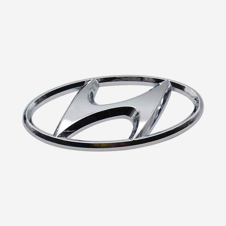 1 Miếng Dán Logo HYUNDAI Bằng ABS Trang Trí Phía Trước Sau Xe Hơi HYUNDAI