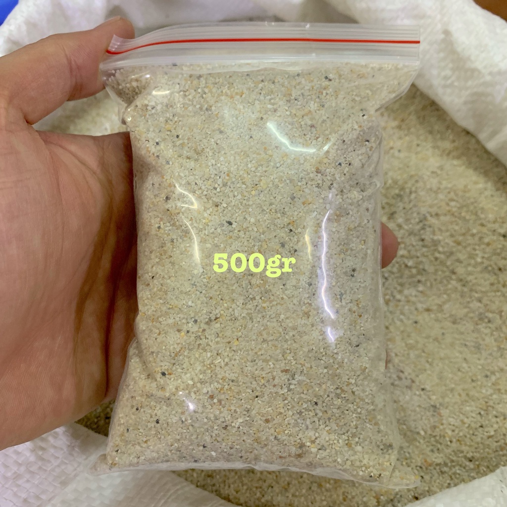500gr Cát nền thủy sinh trang trí bể cá , chậu cây