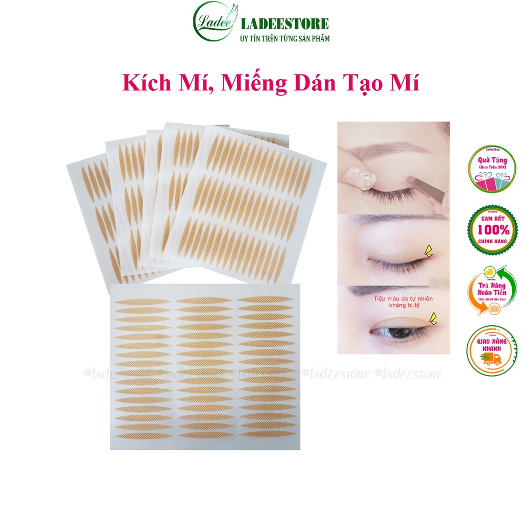 Miếng dán kích mí lưới một Tờ Gồm 20 Bộ Kích Mí hàng nội địa Trung 10G