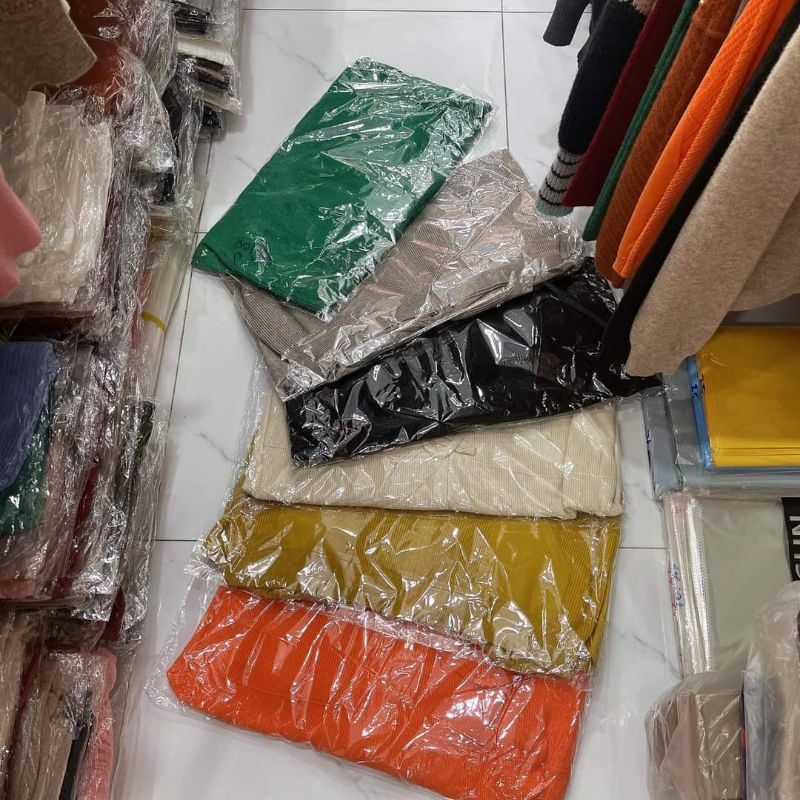 Áo khoác len dây kéo lông cừu dày mịn mát có nón.