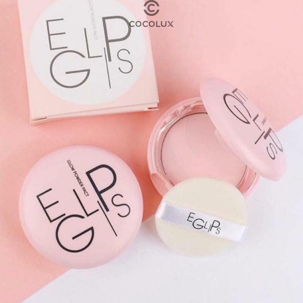 [CoCoLux] Phấn phủ EGLIPS Glow Power Pact ( hồng )