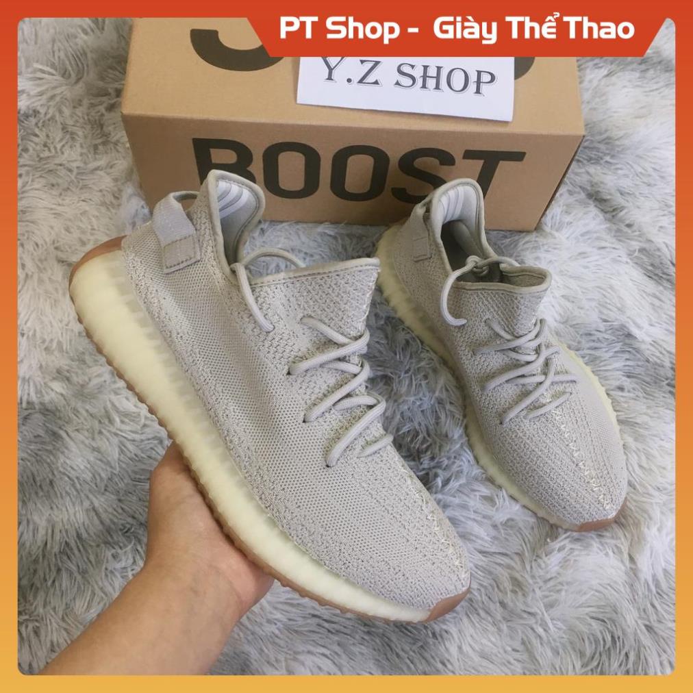 [FreeShip+ Hàng Xịn] Giày Sneaker FREESHIP Giày Thể Thao YZ350 Xám Sesame Nam Nữ,tặng full phụ kiện
