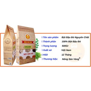 Bột Nông Sản Vàng Đậu Đỏ 500g