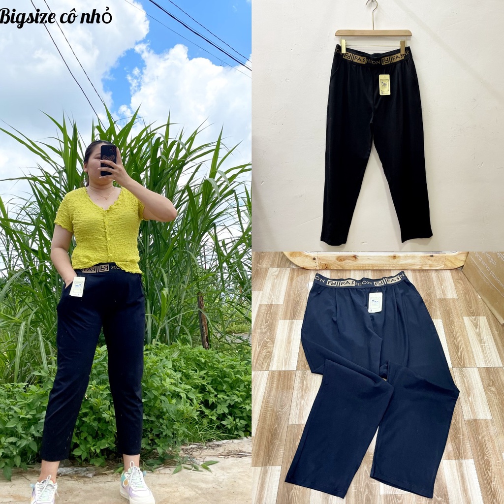 Quần Baggy Bigsize Dáng Đẹp Loại 1,Quần 9 Tấc Lên Phom Cực Chuẩn MÃ BAGGY