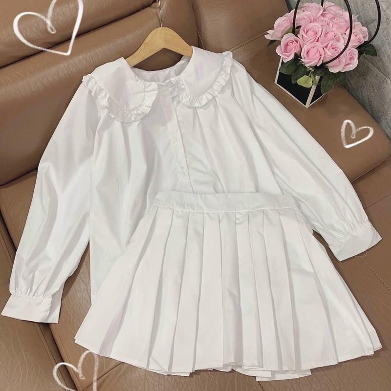 [Mã FAMAYWA2 giảm 10K đơn 50K] [ẢNH THẬT] SET VÁY BABYDOLL KÈM CHÂN VÁY TRẮNG | WebRaoVat - webraovat.net.vn