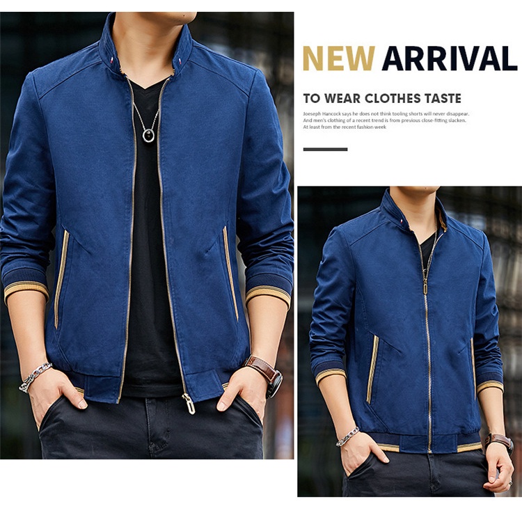 Áo Khoác KaKi Nam-Vải Kaki dày mịn,có túi trong,túi ngoài kéo khóa-Form chuẩn-KKBB