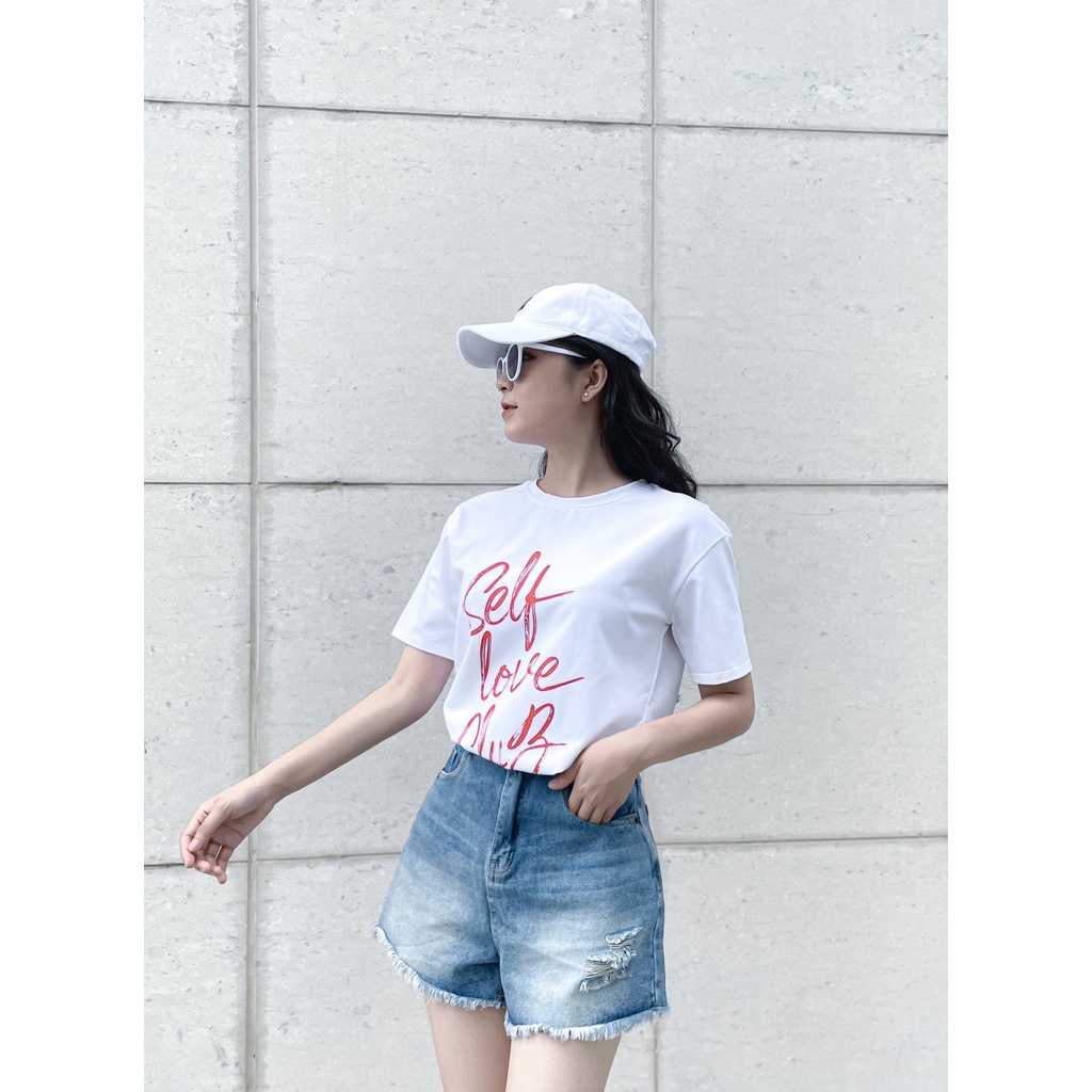 ÁO THUN ZARA VNXK HỌA TIẾT IN HÌNH TRẮNG - COTTON 100% 4C FORM CHÂU ÂU