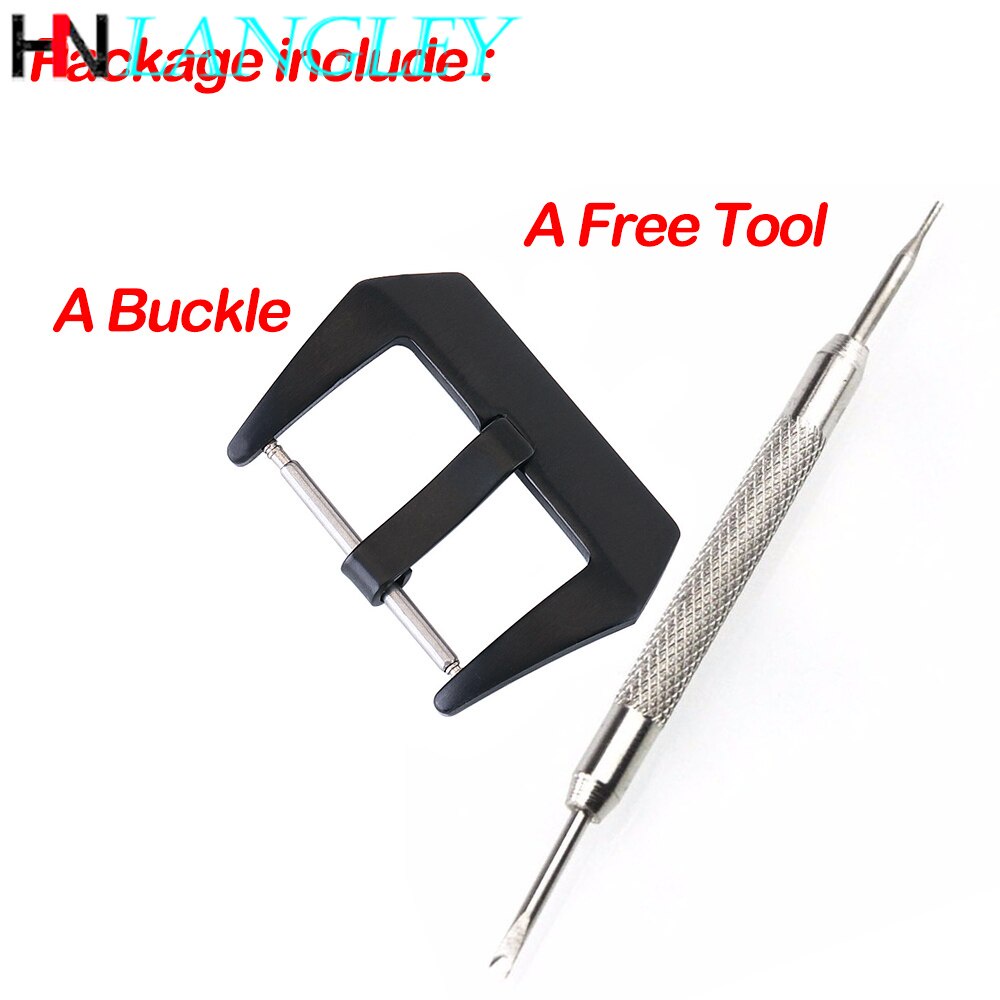 Khóa Dây Đeo Đồng Hồ Bằng Thép Không Gỉ 316L 16 18mm 20mm 22mm 24mm 26mm