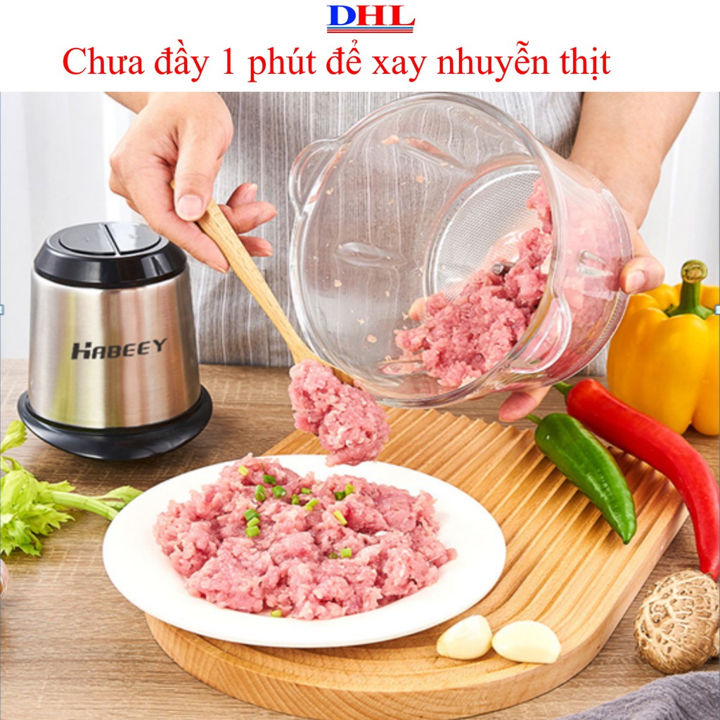 [Mã ELMS5 giảm 7% đơn 300K] Máy xay thịt, máy xay đa năng chính hãng HaBeey - CF-SR08 2l