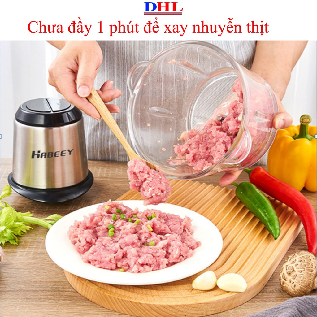 [Mã ELMS5 giảm 7% đơn 300k] Máy xay thịt, máy xay đa năng chính hãng HaBeey - CF-SR08 2l