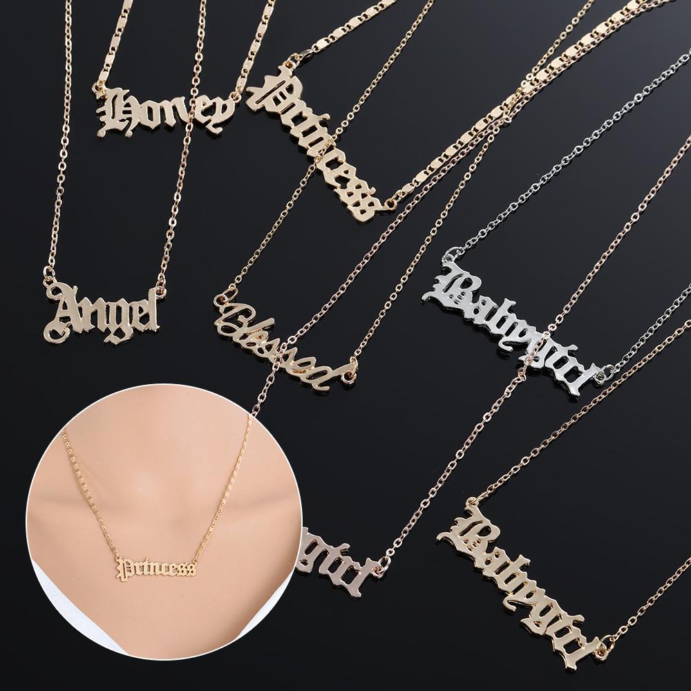 EUCA Vòng cổ Thép Không Gỉ Mặt Thiên Thần Mật Ong Thời Trang Cho Mẹ Và Bé Gái