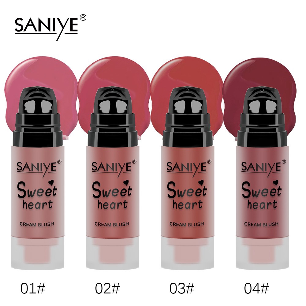 SANIYE Má hồng dạng lỏng kháng nước dưỡng ẩm làm sáng màu da lâu trôi R1204 | BigBuy360 - bigbuy360.vn