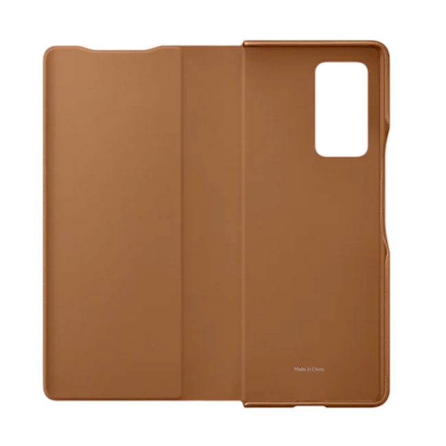 Bao Da Leather Flip Cover Samsung Galaxy Z Fold 2-Chính hãng.