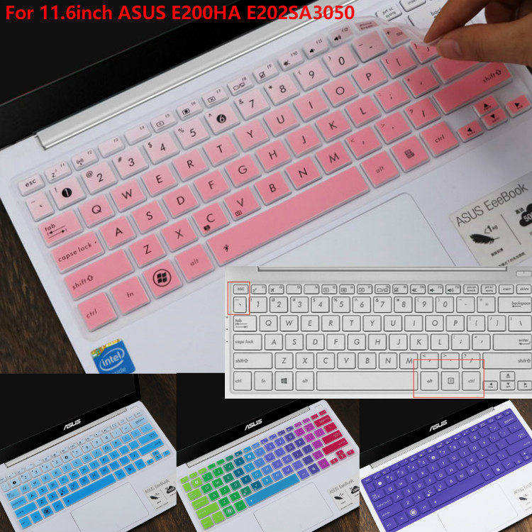 Miếng Dán Bảo Vệ Bàn Phím Bằng Silicon Mềm Siêu Mỏng Cho ASUS E200HA E202SA3050 X201e E202s E12 E203NAH e200h 11.6inch