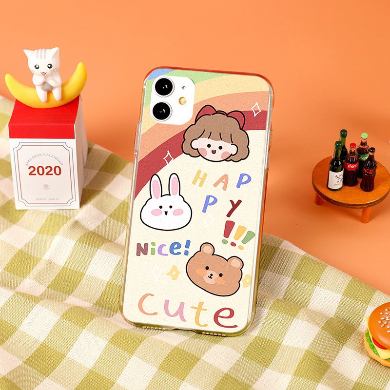 Ốp lưng iphone Cute Girl 6 6S 6Plus 6S Plus 7 8 7Plus 8Plus X XSMax 11 11 Pro 11 ProMax XR - Xưởng Ốp Việt Nam M798