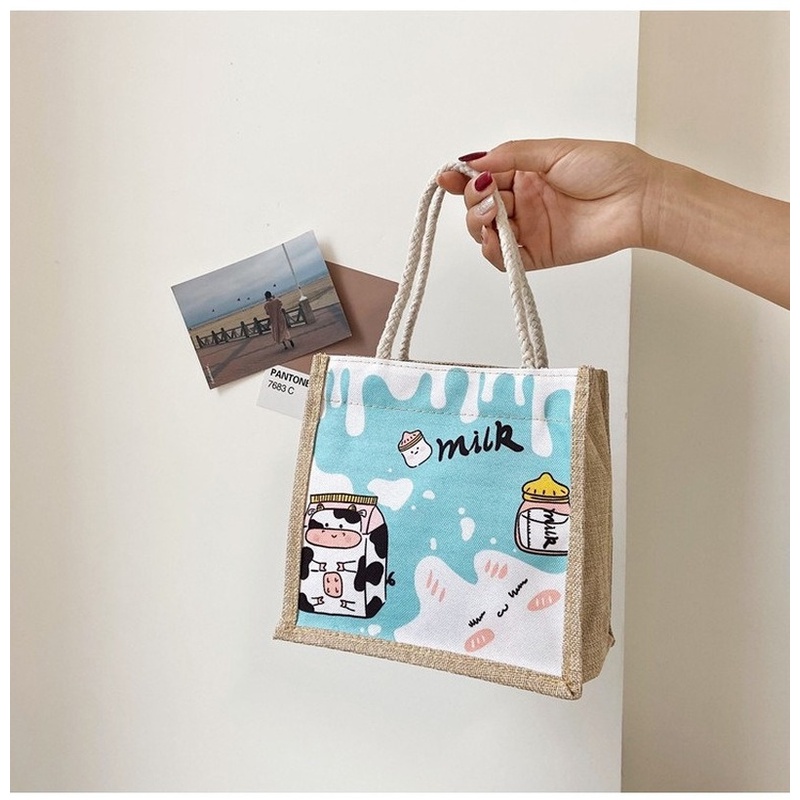 Túi cói mini đi biển nữ đẹp đi chơi thời trang dễ thương cute cá tính phong cách Vintage