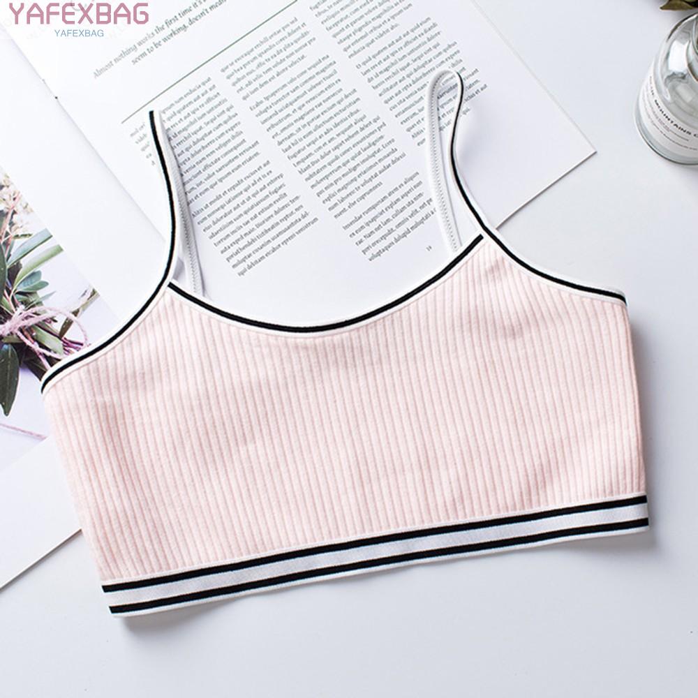 Áo Ngực Vải Cotton Thiết Kế Đơn Giản Thoải Mái Cho Nữ