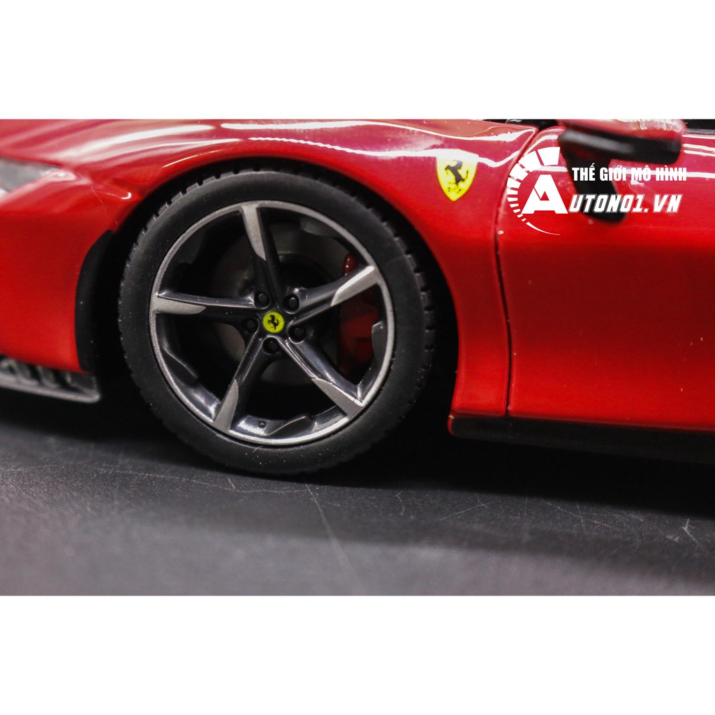 MÔ HÌNH XE FERRARI SF90 STRADALE RED 1:24 BBURAGO 7528