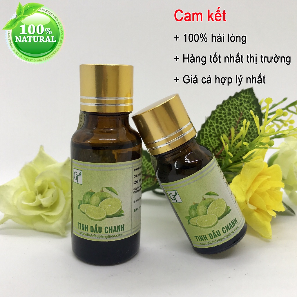 Tinh dầu Chanh Nguyên Chất 100ml - Tinh Dầu Vỏ Chanh Xông Phòng, Treo Xe Thơm Mát -
