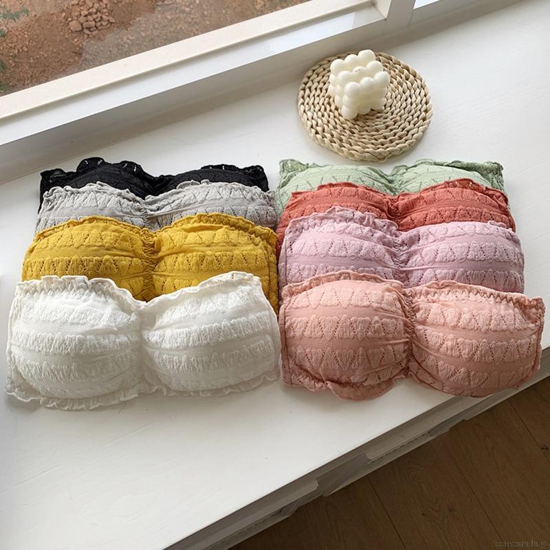 Áo Ngực Ren Không Dây Hở Vai Thoáng Khí Viền Ren Gợi Cảm Cho Nữ | BigBuy360 - bigbuy360.vn