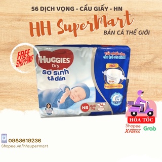 tã dán sơ sinh Huggies NBS-74m( <5kg)