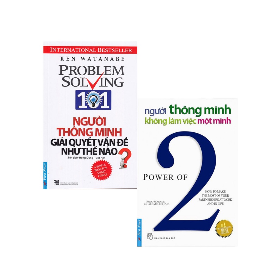 Sách - Combo Người Thông Minh Không Làm Việc Một Mình + Người Thông Minh Giải Quyết Vấn Đề Như Thế Nào? (Bộ 2 Cuốn)