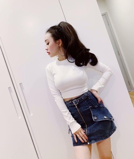 Áo thun gân tay dài