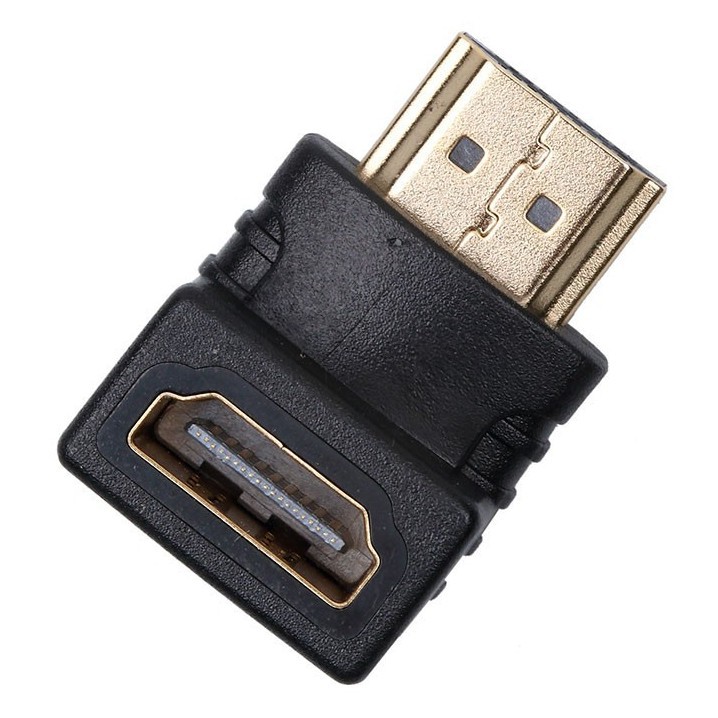 Đầu nối góc vuông từ đầu đực HDMI sang đầu cái HDMI siêu nét