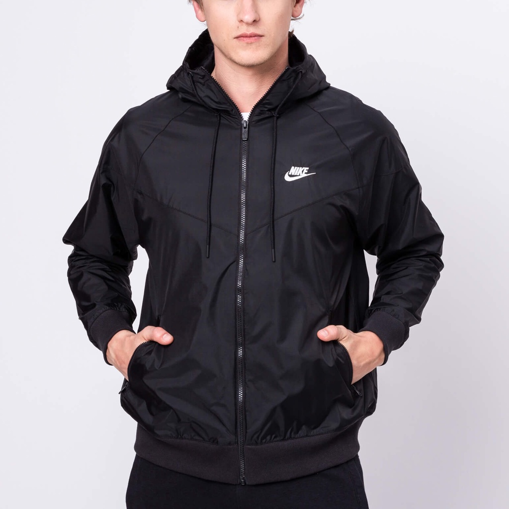 [HÀNG_CHÍNH_HÃNG] ÁO KHOÁC NIKE WINDRUNNER HOODED - ĐEN