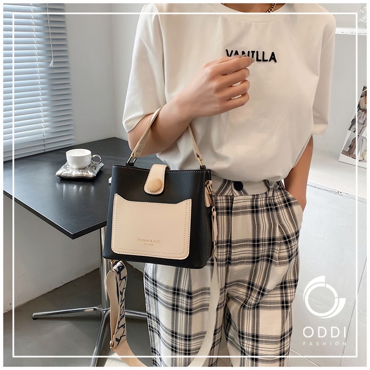Túi Xách Nữ Đẹp Túi Đeo Chéo Nữ Thời Trang Chất Da Cao Cấp Phối Màu Cực Xinh ODB318 - ODDI FASHION