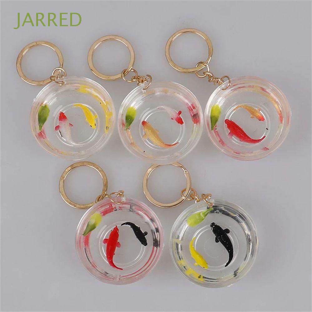 JARRED Creative Fish Tank Keychains Tourist Memorial Lucky Koi Keychain|Keyrings Packaging Decoration Women Charm Interior Accessories Girl Jewelry… – – top1shop
