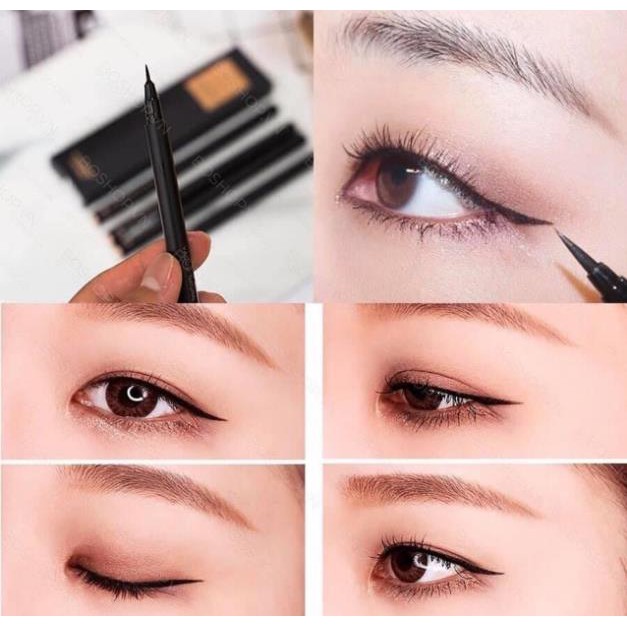 Bút kẻ mắt nước siêu lì-sắc mảnh Vacosi Waterproof Eyeliner Pen